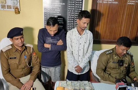 2 Young Drug Peddlers were arrested by Agartala Police